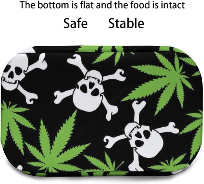 Cannabis Skull All Print Insulated Lunch - Image 4