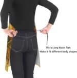 Golden Cannabis - Apron, with 2 Pockets, - Image 3