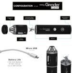 Easy Grinder Clear Glass Black Electric - Image 4