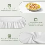 Round Fitted Tablecloth Waterproof Stain - Image 8