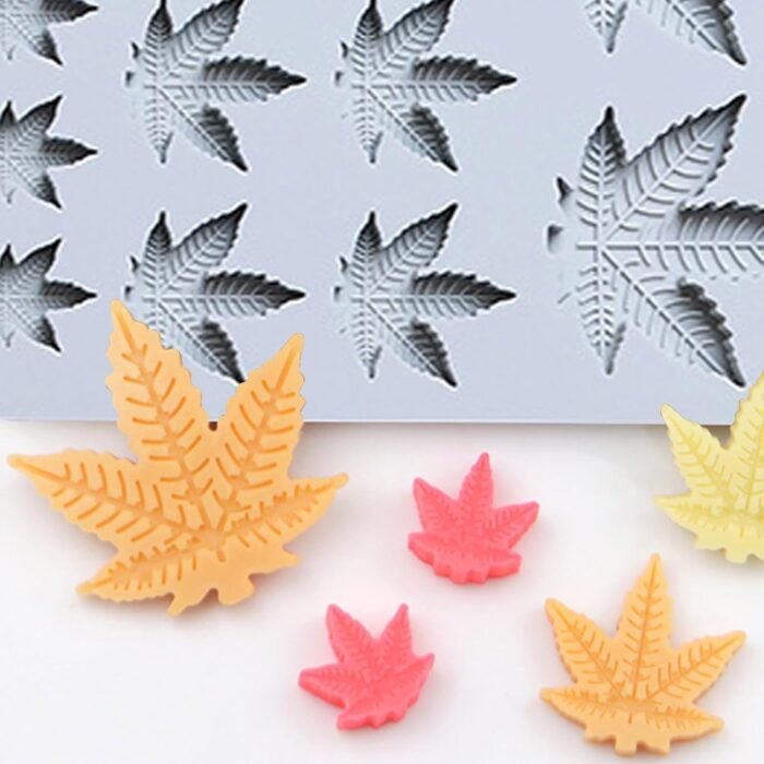 Leaf Silicone Mold Trays, 2Pcs Nonstick - Image 8