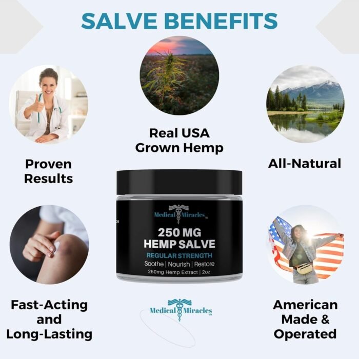 Hemp 250 Mg Regular Strength Healing Sal - Image 2