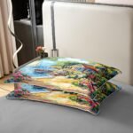 Summer Seaside Beach Cotton Duvet Cover - Image 5