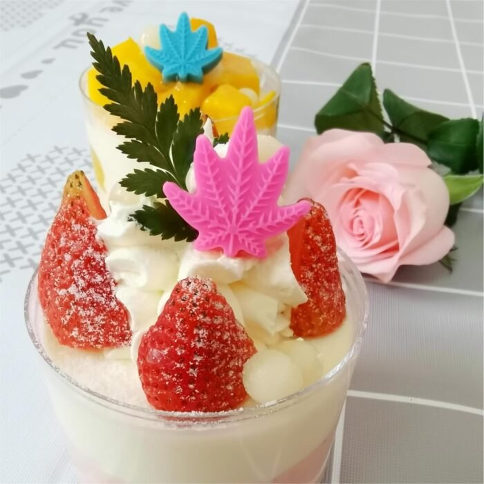 Mini Leaf Silicone Candy Molds for Choco - Image 3