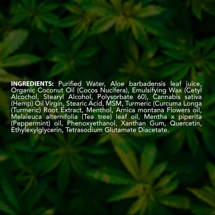 Hemp Cream Maximum Strength (16oz) Hemp - Image 8