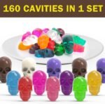 Juome Gummy Skull Molds Silicone, 4 Pack - Image 2