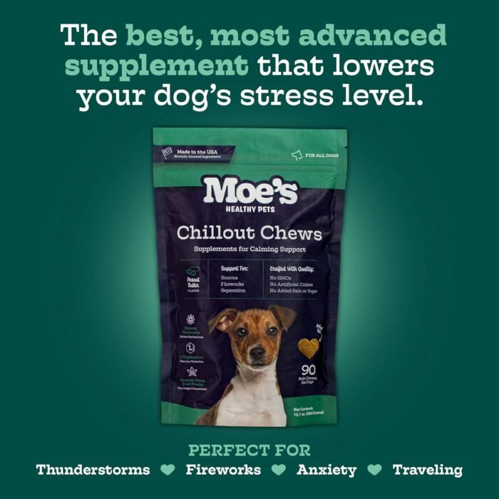 Moe’s Calming Chews for Dogs 90ct – Natu - Image 5