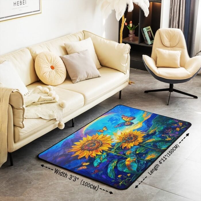 Homewish Oil Painting Style Sunflowers A - Image 3