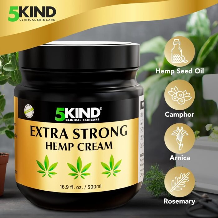 5KIND Extra Strong Hemp Cream - Maximum - Image 2