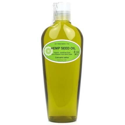 Hemp Seed Oil Pure Organic Cold Pressed