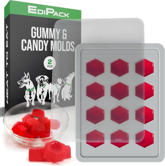 Large Gummy Molds with Lids, 10ML Silico - Image 1