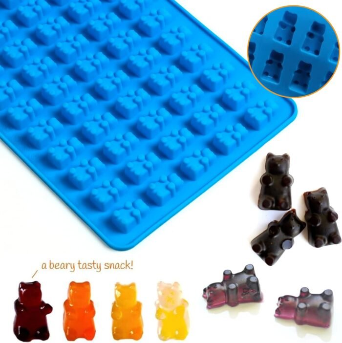 Sidosir 4Pcs Gummy Candy Bear Molds, Non - Image 2