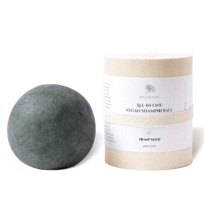 All-in-One Hempseed Mochi Shampoo Bar fo - Image 1