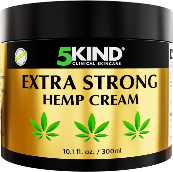 5kind Extra Strong Hemp Cream 10.1 fl oz - Image 1