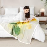 Castle Fairy Yellow Sunflower Plush Thro - Image 5