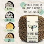 100% Organic Hemp Wick with Natural Bees - Image 6