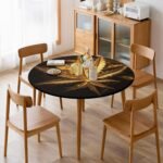 Round Fitted Tablecloth Waterproof Stain - Image 7