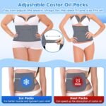 Castor Oil Pack Wrap,10 pcs Reusable Org - Image 7