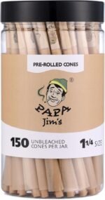 Papa Jim's Pre-Rolled Cones | Unbleached - Image 2
