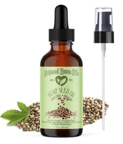 Natural Born Oils Hemp Seed Oil, 2oz, Or