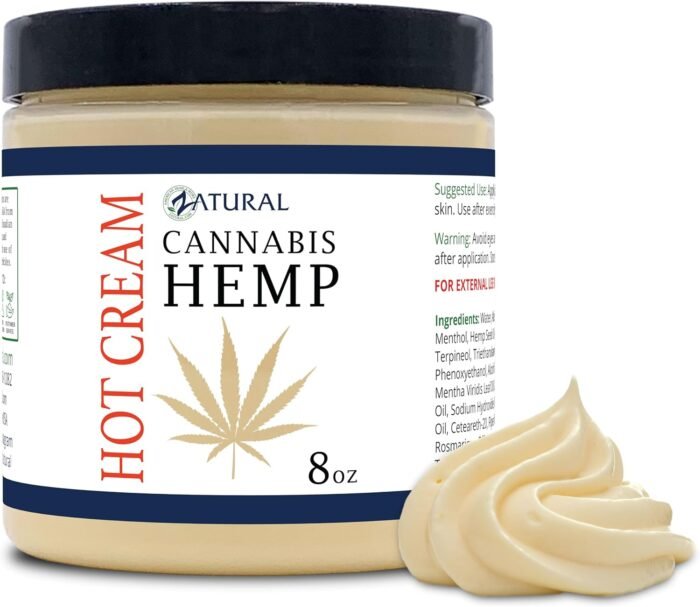 Zatural Hemp Hot Cream Massage Joints an - Image 1