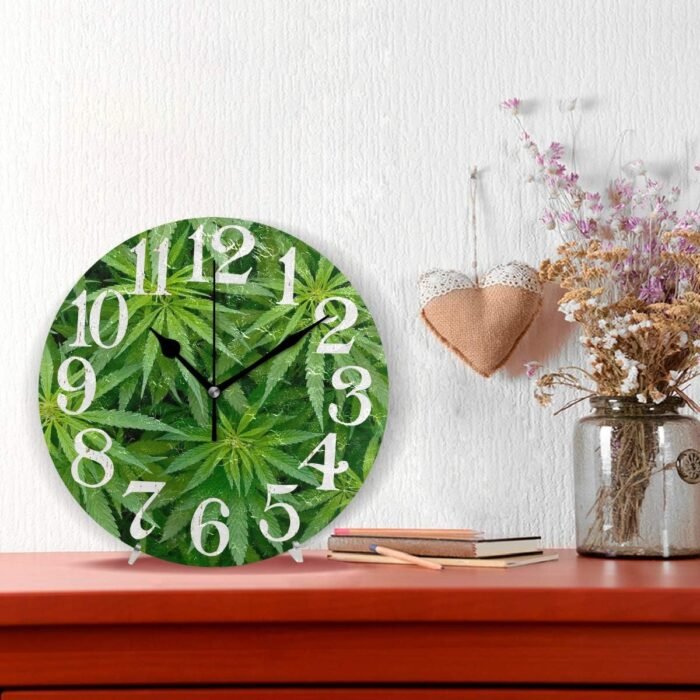 Naanle Green Marijuana Leaf Cannabis Wee - Image 2