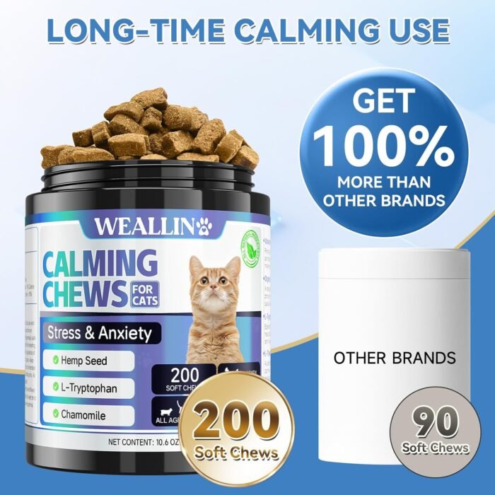 200 PCS Cat Calming Treats, Calming Trea - Image 6