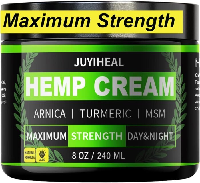 8 fl oz Natural Instant Hemp Cream - Max - Image 1