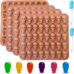BUSOHA Gummy Skull Candy Molds Silicone,
