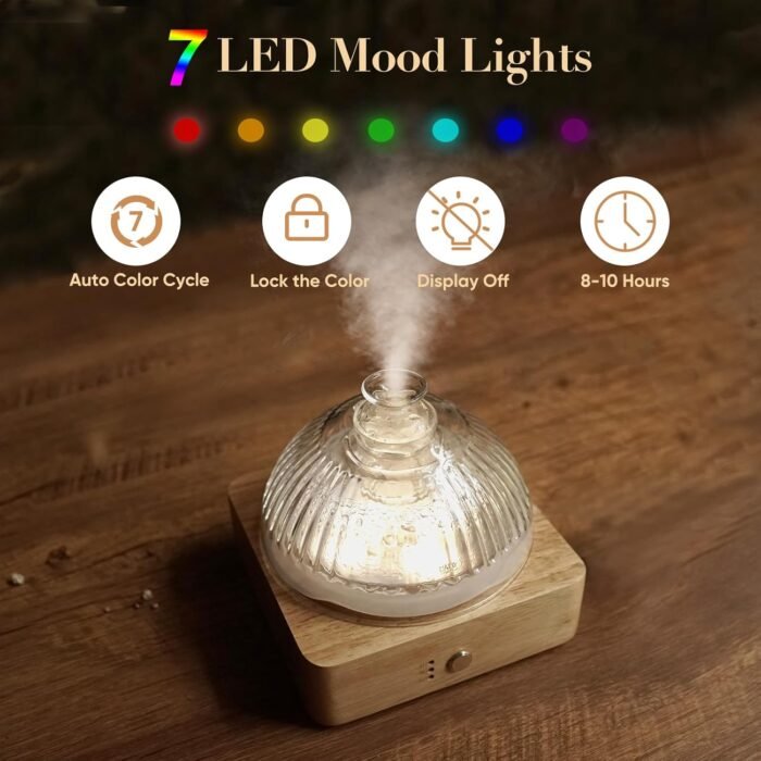 Glass Dome Essential Oil Diffuser with G - Image 4