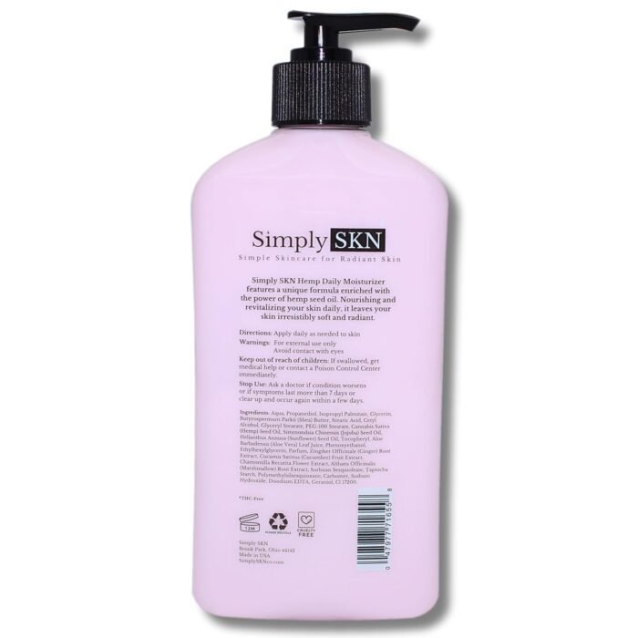 Pomegranate, Daily Moisturizing Hemp Bod - Image 2