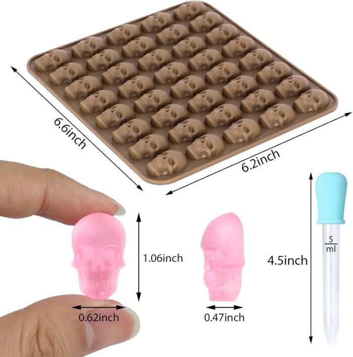 Silicone Gummy Molds, 2 Pack 40 Cavity S - Image 2