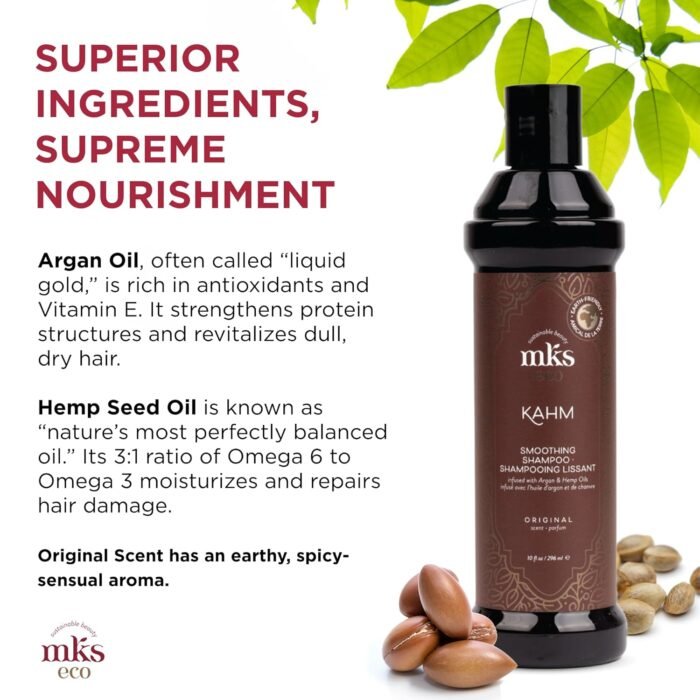 MKS eco Kahm Smoothing Shampoo, Original - Image 4