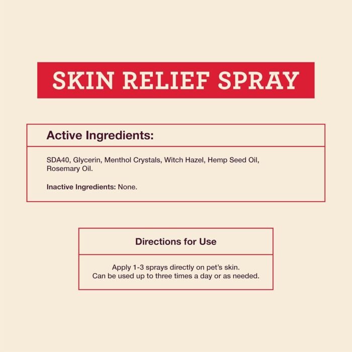Hemp Well Skin Itch Relief Spray for Dog - Image 5