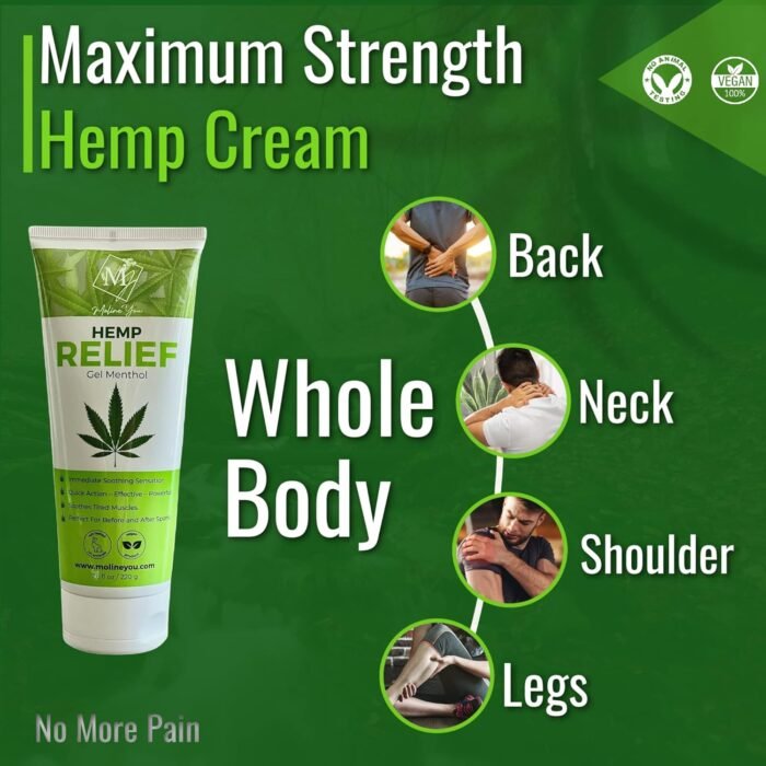 Natural Powerful Hemp Cream, for Joint & - Image 3