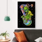 Cysoo Marijuana Leaf Alien DIY 5D Diamon - Image 4