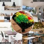 Swono Marijuana Leaf Rectangular Tablecl - Image 7