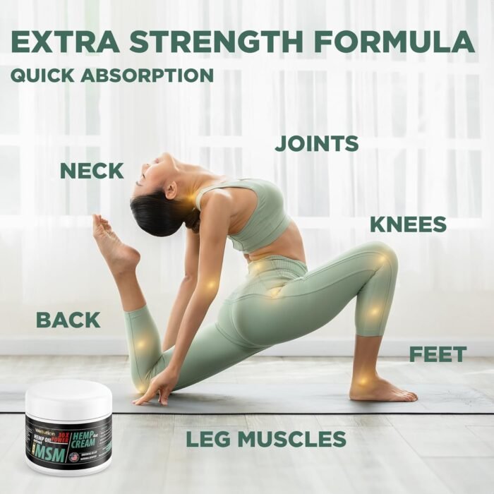 WELLUTION Hemp Cream with MSM – All-Natu - Image 2
