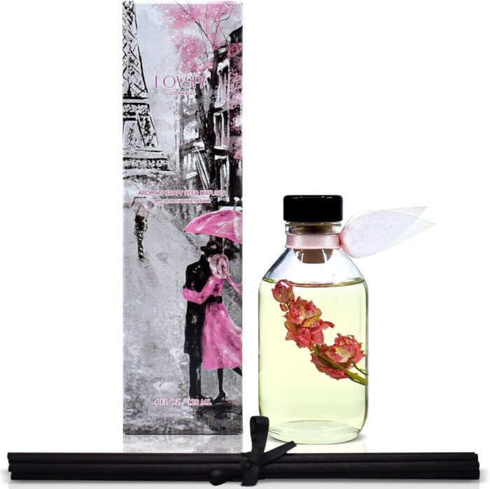 LOVSPA Pink Tuberose Reed Diffuser Set - - Image 6