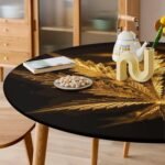 Round Fitted Tablecloth Waterproof Stain - Image 6