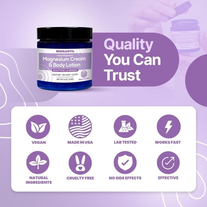 Nighttime Lavender Magnesium Cream & Non - Image 6