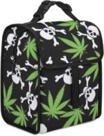 Cannabis Skull Printed Lunch Bag Made of