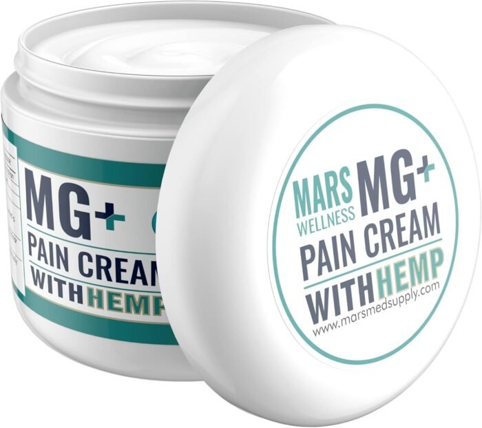 MARS WELLNESS MG+ Hemp Pain Cream (4 oz) - Image 1