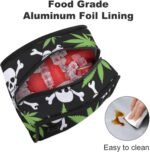 Cannabis Skull Printed Lunch Bag Made of - Image 4