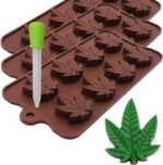 PJ BOLD Marijuana Leaf Silicone Trays fo