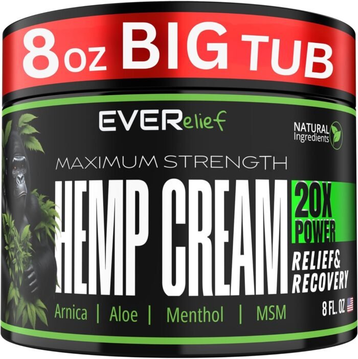 Hemp Cream Maximum Strength Relief Cream - Image 1