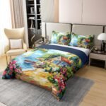 Summer Seaside Beach Cotton Duvet Cover - Image 3