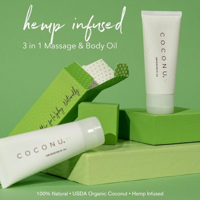 Coconu Hemp Infused Body Oil | Organic C - Image 2