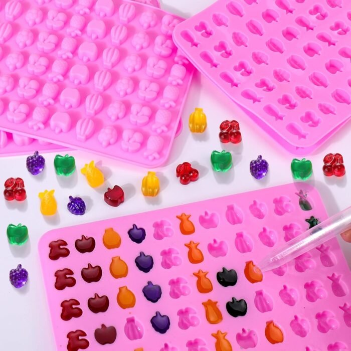 Mity rain 5pcs Fruit Snack Molds Silicon - Image 7