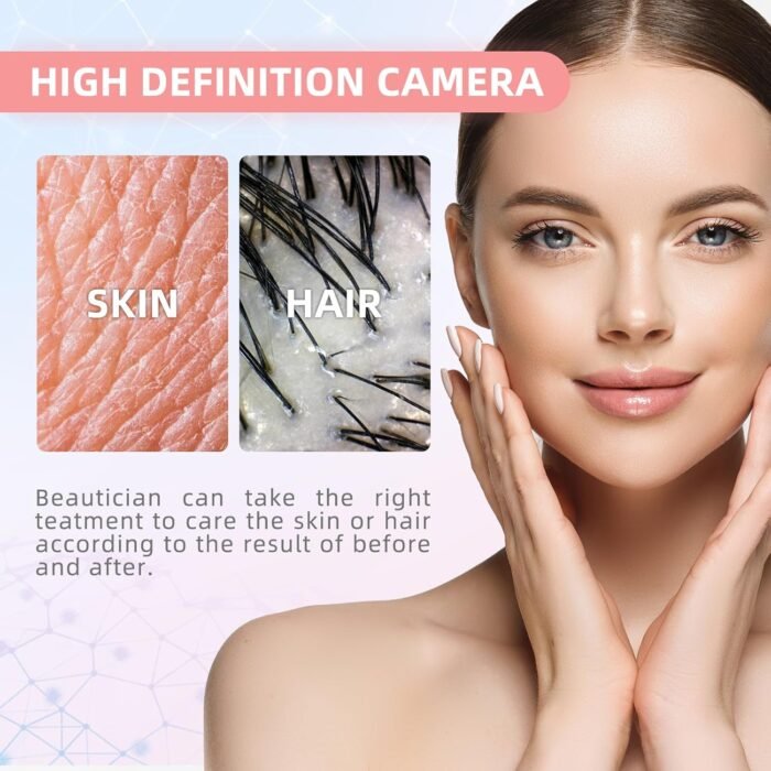 Skin Hair Analyzer, 5 Inch HD Screen Rec - Image 3